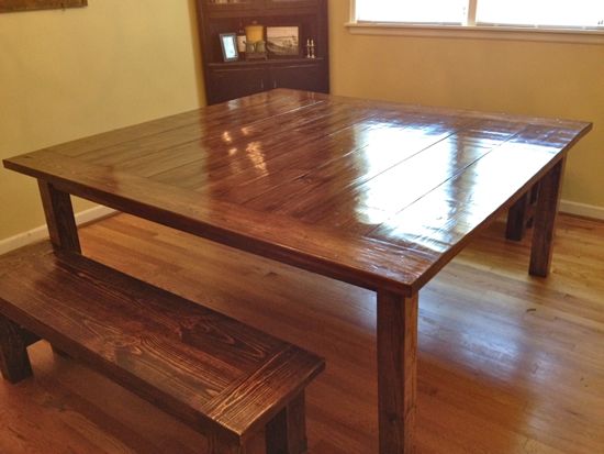 6x6 kitchen table