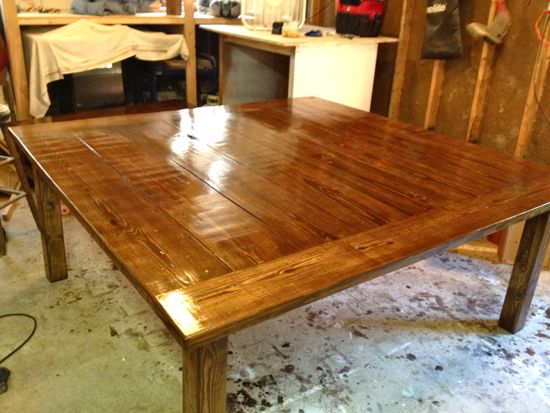 6x6 kitchen table