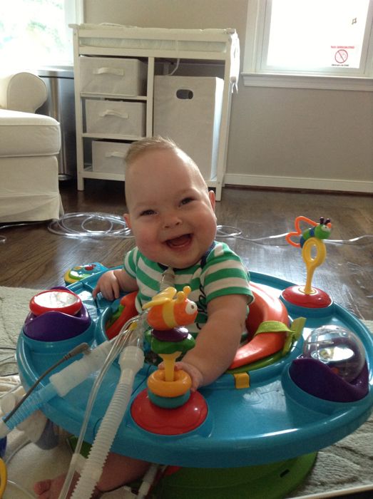 Tucker Sibiga in his activity chair